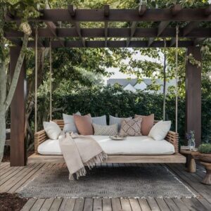 Chinioti Outdoor Wooden Swing