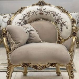 Luxury Chinioti Bedroom Chairs Set