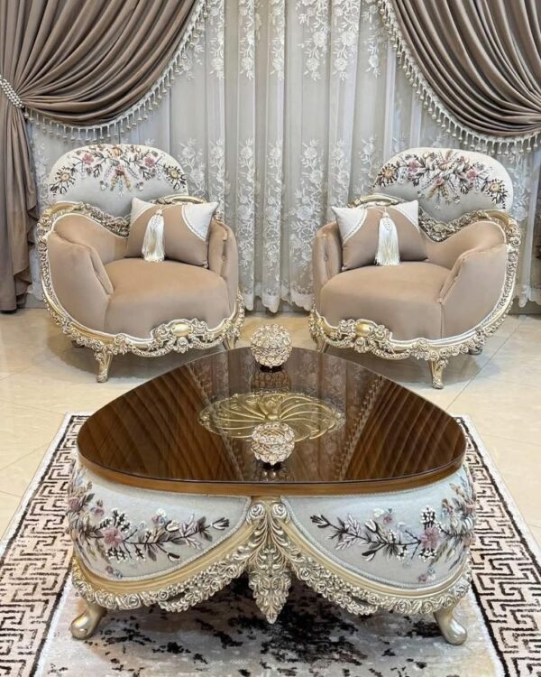 Classical Chinioti Bedroom Chairs Set
