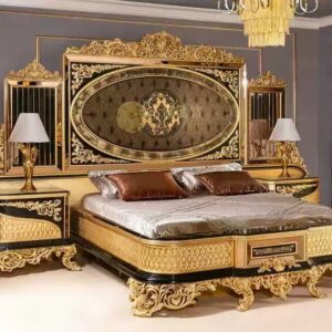 Chinioti Furniture Coustum Classic Furniture Bed-Set