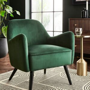 Modern Green Muse Bedroom Chair
