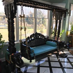 Chinioti Pakistani Peacock Wooden Swing
