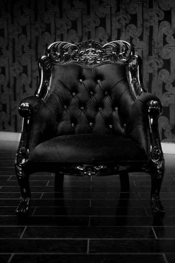 Black Rustic Royalty Chinioti Chairs