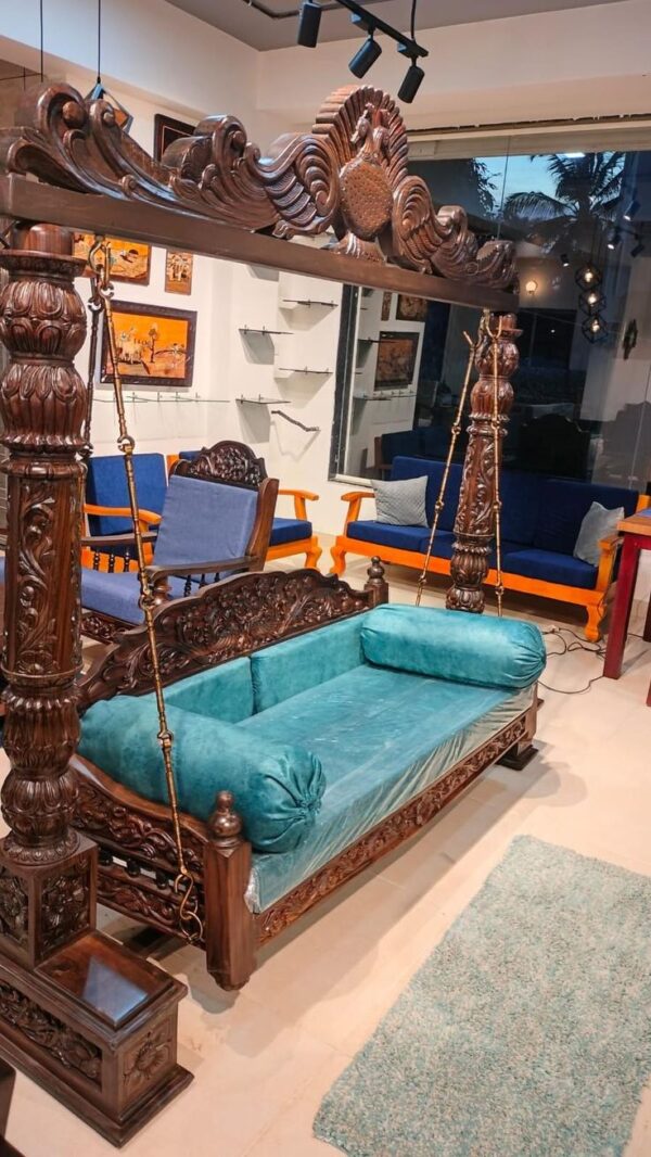 Chinioti Rosewood Carving Swing