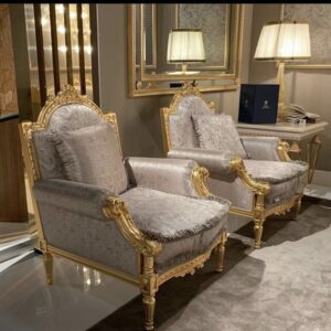 Luxury Chinioti Bedroom Chair Set