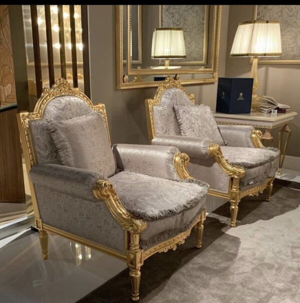 Luxury Chinioti Bedroom Chair Set