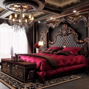 Chinioti Furniture Coustum Design Luxury Bed-Set