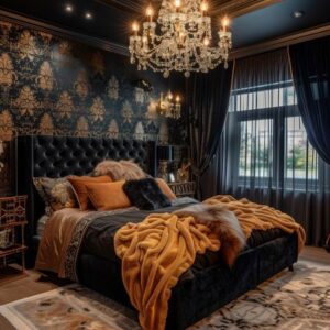 Chinioti Furniture Luxuryy Design Coustum Bed-Set