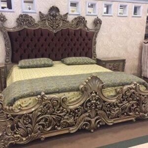 Chinioti Modern Custom Bed Design