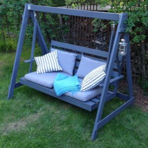 Chinioti Blue Poshish Garden Swing