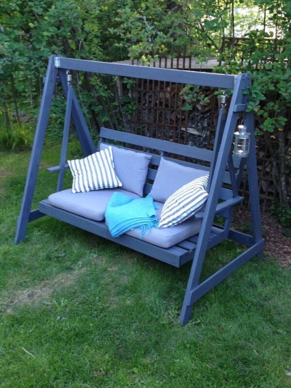Chinioti Blue Poshish Garden Swing