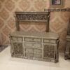 Flower Design Carving Bed Set - Image 3