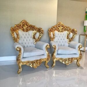 Luxury Chinioti Bedroom Chairs Set