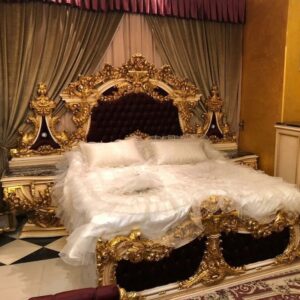 Chinioti Furniture Golden Luxuryy Bed-Set