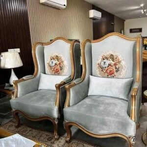 Luxury Chinioti Bedroom Chair Set