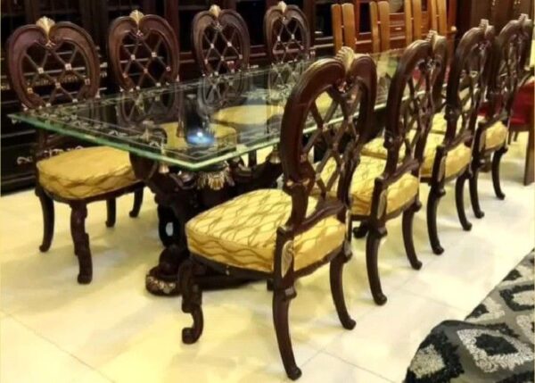 Chinioti Carved Grace Dining Table