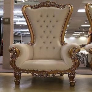 Long Back Bedroom Chairs Set
