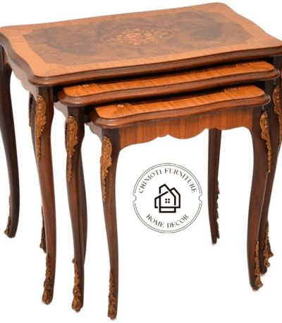 Carving End Tables Set