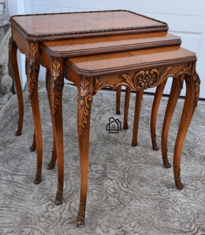 Modern wooden end table